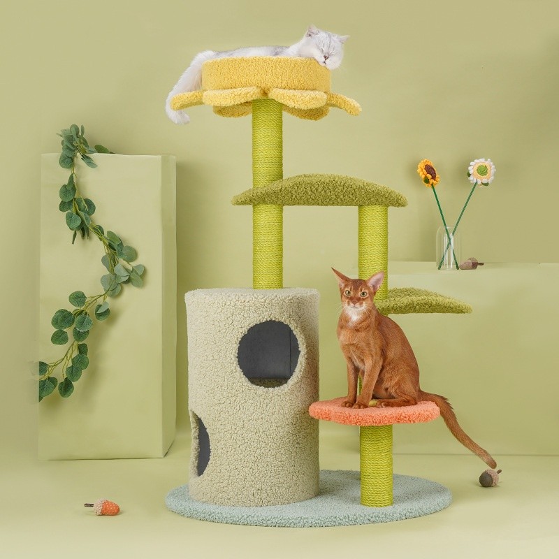 Cat Tower Manufacturer - OEM Sisal Hammock Scratching