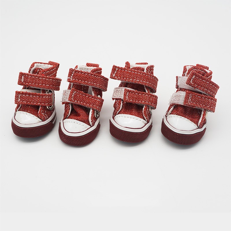 Dog Shoes Factory - OEM Fashion Canvas Non-slip