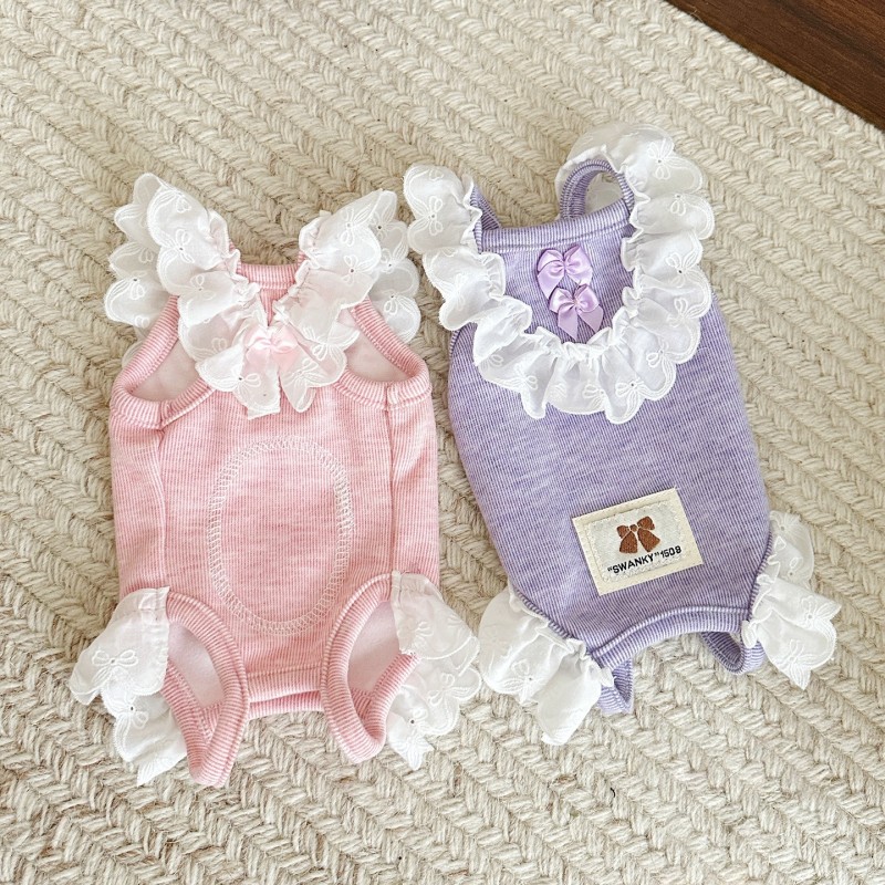 Pet Home Clothes Manufacturer - OEM Warm Floral Lace