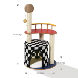 Cat Tree Manufacturer - OEM Modern Wooden Sisal Multi