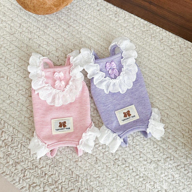 Pet Home Clothes Manufacturer - OEM Warm Floral Lace