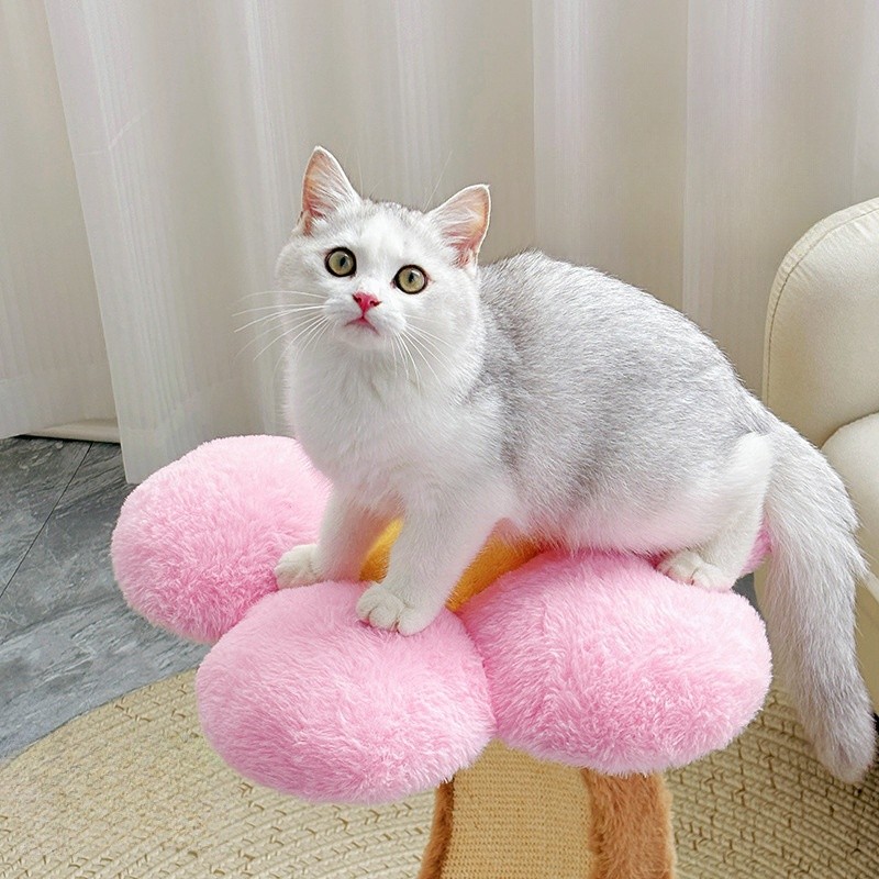 Cat Tree Manufacturer - OEM Flower Sisal Pillar Large