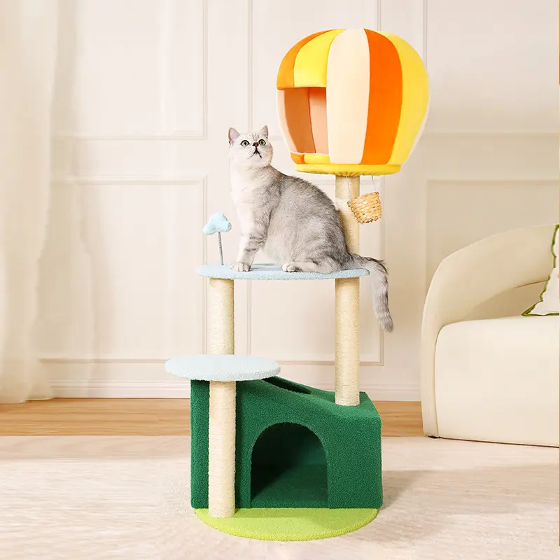 Cat Climbing Frame Manufacturer - OEM Large Luxury Tower