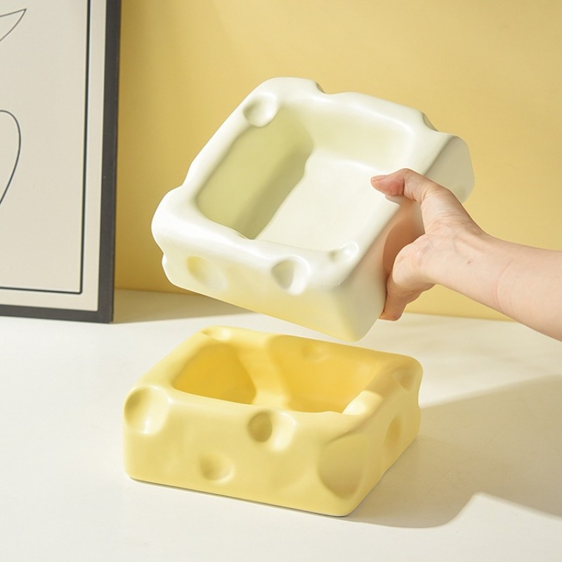 Cat Bowl Factory - OEM Strawberry Raised Pink Tilted