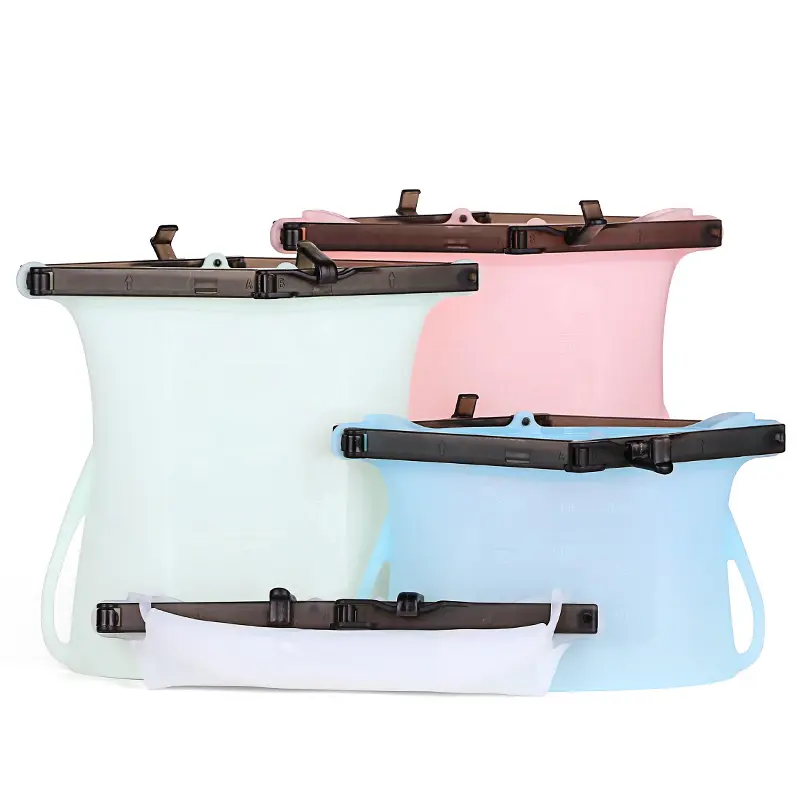 Silicone Food Bag Supplier - 500ML Reusable Snap Lock Snacks Marinades