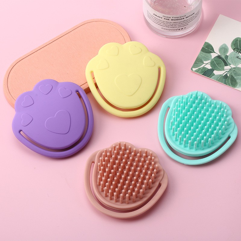 Shampoo Brush Supplier - Cleaning Pet Hair Shower Washing Massage Grooming