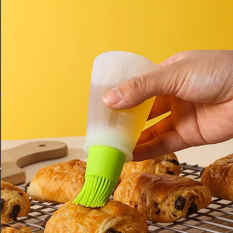 Bottle Brush Manufacturer - Silicone Outdoor Barbecue Oil Lid Baking Tool