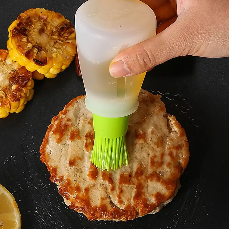 Bottle Brush Manufacturer - Silicone Outdoor Barbecue Oil Lid Baking Tool