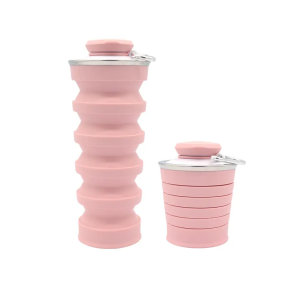 Portable Water Cup Manufacturer - 480ML Collapsible Silicone Outdoor Hiking