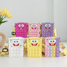 Cartoon Ducks Bag Supplier - Silicone Push Fidget Toy Decompression Storage