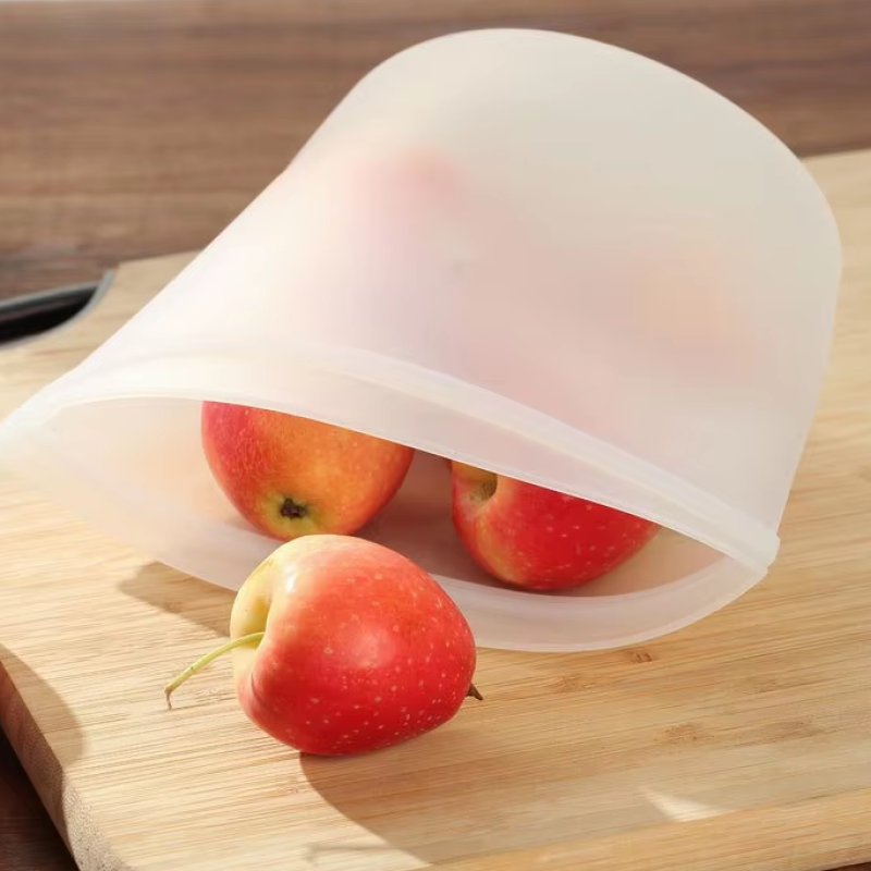 Silicone Food Bag Supplier - 500ML Fresh Keeping Reusable Ziplock Holder