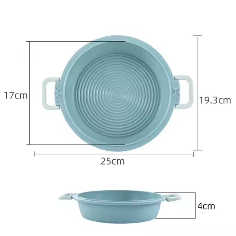 Silicone Baking Pan Manufacturer - Heat Resistant Cheese Cake Mold Air Fryer
