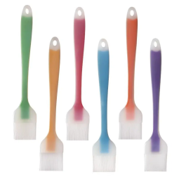 Baking Brush Supplier - Semi-Transparent Soft Silicone Pastry Oil Cake