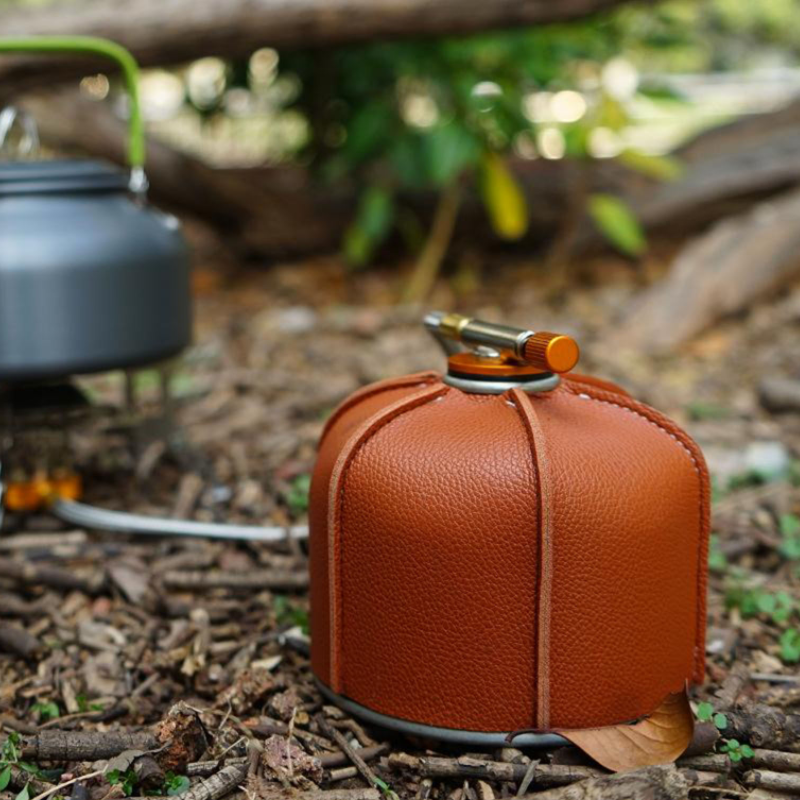 Gas Tank Cover Manufacturer - Custom Outdoor Camping Leather Warmer Case