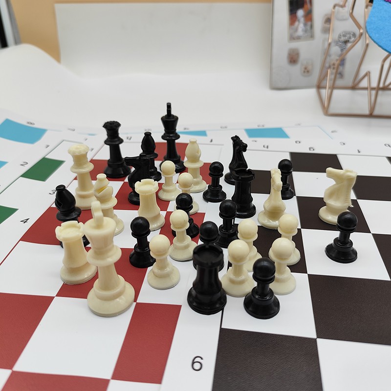 Children Chess Set Manufacturer - Portable PU Leather 42CM Tournament Flags