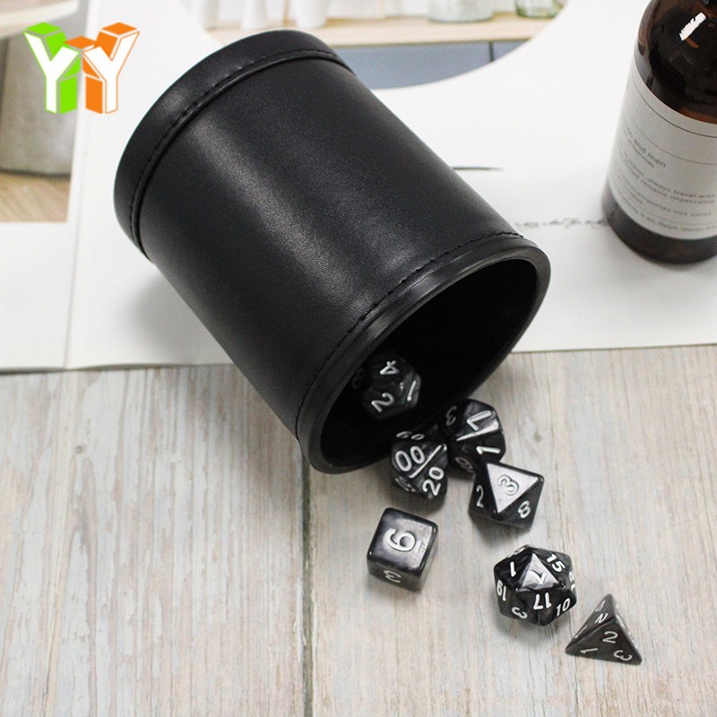 Dice Cup Supplier - Portable Leather Box Shaker KTV Party Entertainment