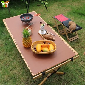 Camping Table Mat Manufacturer - BBQ Wholesale Leather Foldable Picnic Pad