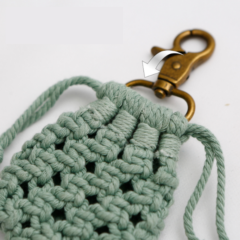 Headphone Pendant Bag Supplier - Portable Handmade Braided Earphone Net