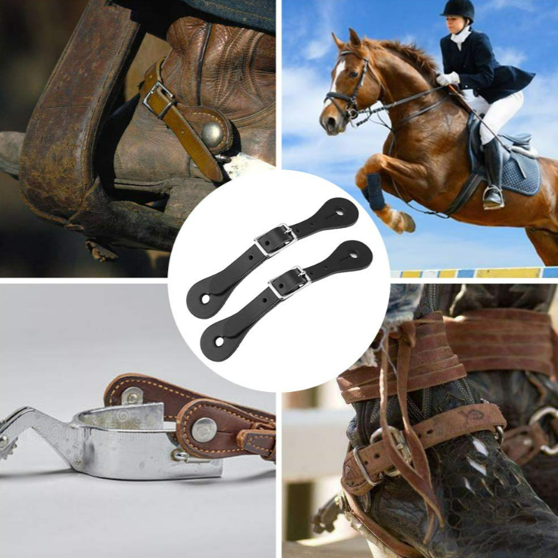 Leather Spur Straps Factory - Soft Genuine Horse Riding Western Style Spurs
