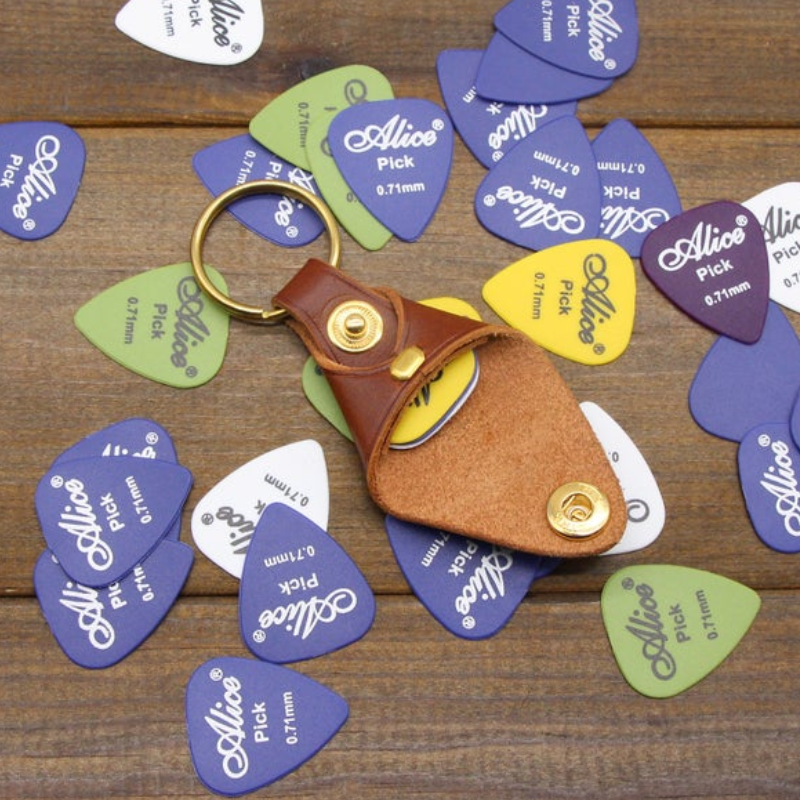 Guitar Pick Case Supplier - Factory Hot Sale Real Leather PickMate Accessory