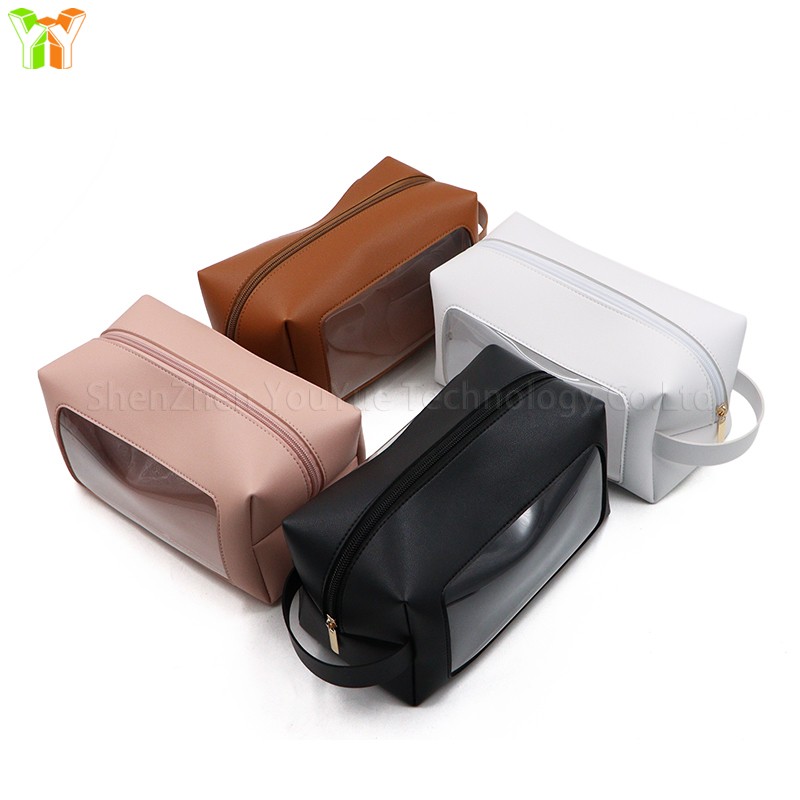 Makeup Bag Supplier - Ready Stock PU Leather Versatile Pouch with Zipper