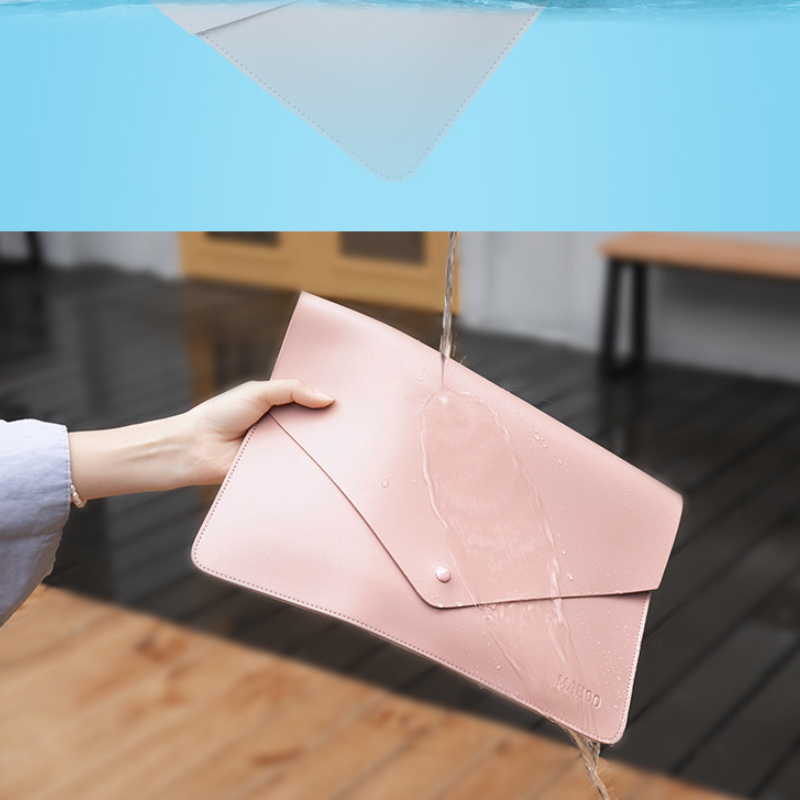 Laptop Sleeve Supplier - PU Leather Slim Waterproof Portable Envelope Bag