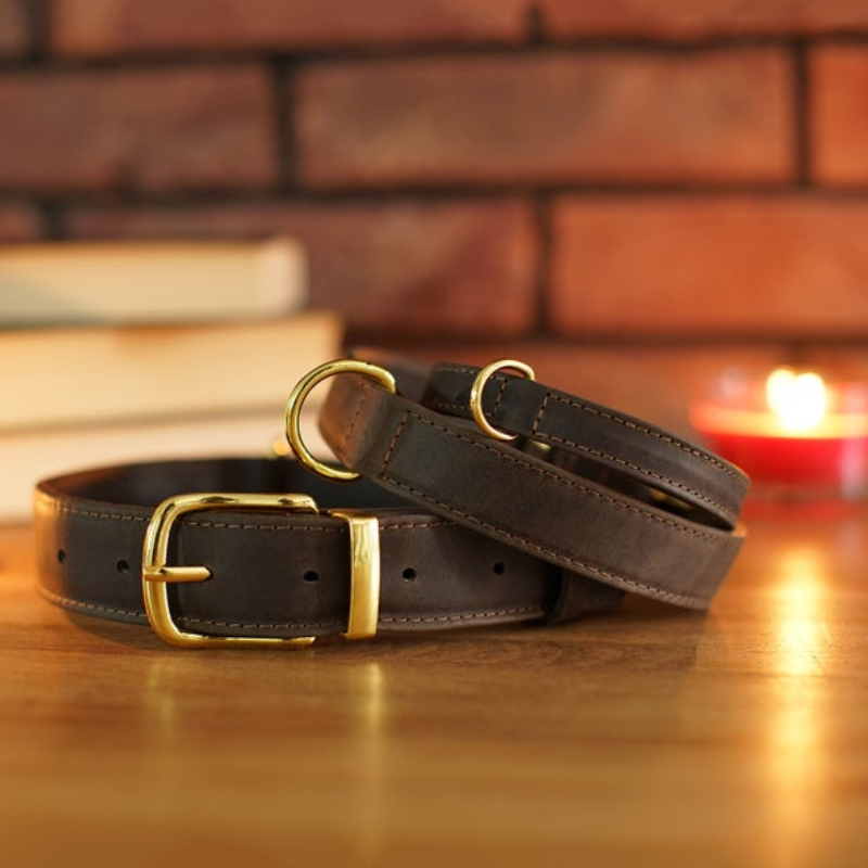 Pet Collar Manufacturer - Factory Designer Luxury Leather Name Plate Dog