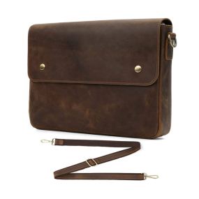 Portfolio Folder Supplier - YY Vintage Leather A4 File Case Document Pocket