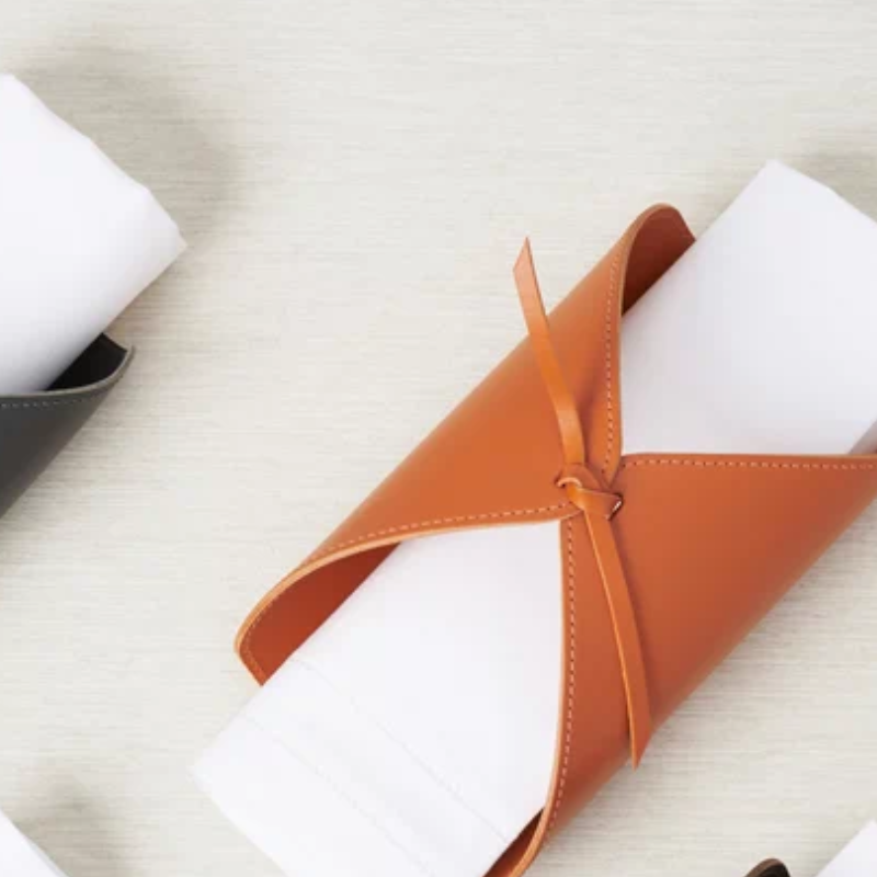Napkin Holder Factory - PU Leather Dinner Party Rings Table Decoration