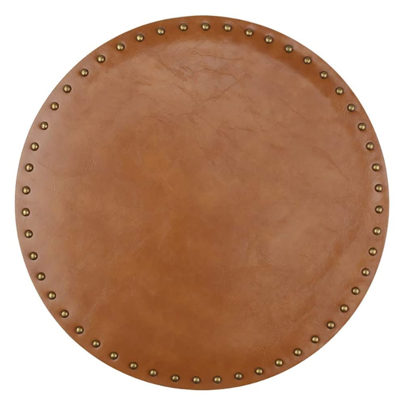 Table Placemat Manufacturer - Factory Stock Round Heat Insulation Metal Button