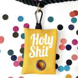 Dog Poop Bag Dispenser Manufacturer - Cute Holy Shit Waste Pouch for Leash