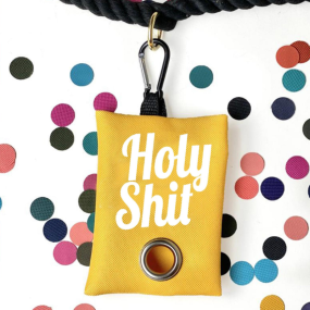 Dog Poop Bag Dispenser Manufacturer - Cute Holy Shit Waste Pouch for Leash
