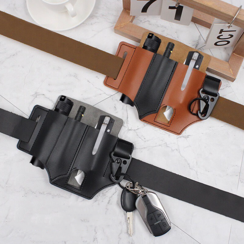 Flashlight Holster Supplier - Convenient EDC Knife Multitool Belt Pouch