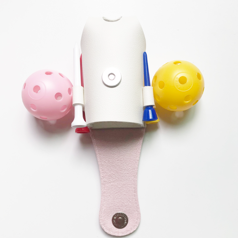 Golf Ball Pouch Supplier - Hot Style PU Leather Waist Bag Case Holder