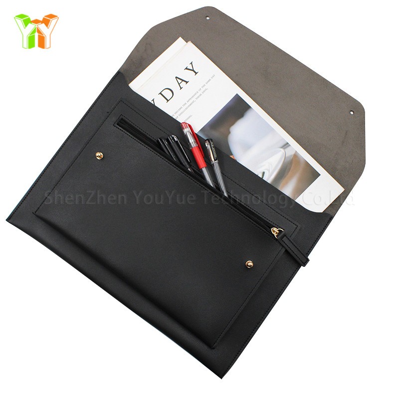 Laptop Sleeve Factory - Customized High Quality PU Leather Envelope Bag