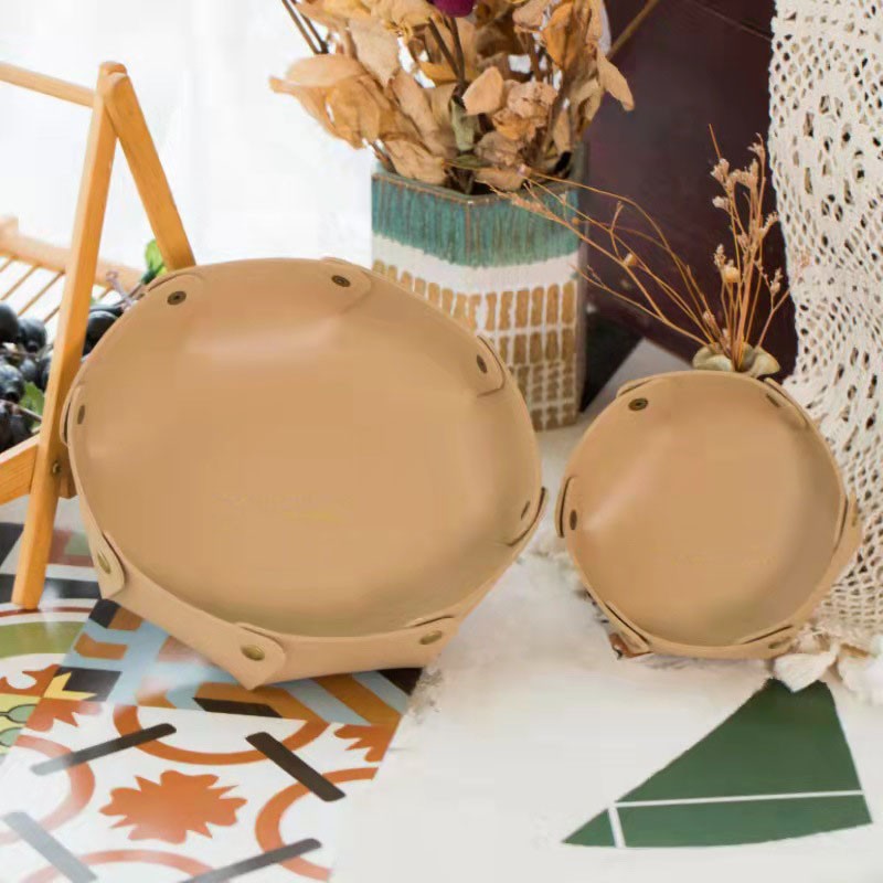 Valet Tray Supplier - Modern European-American Style Faux Leather Multi-Angle