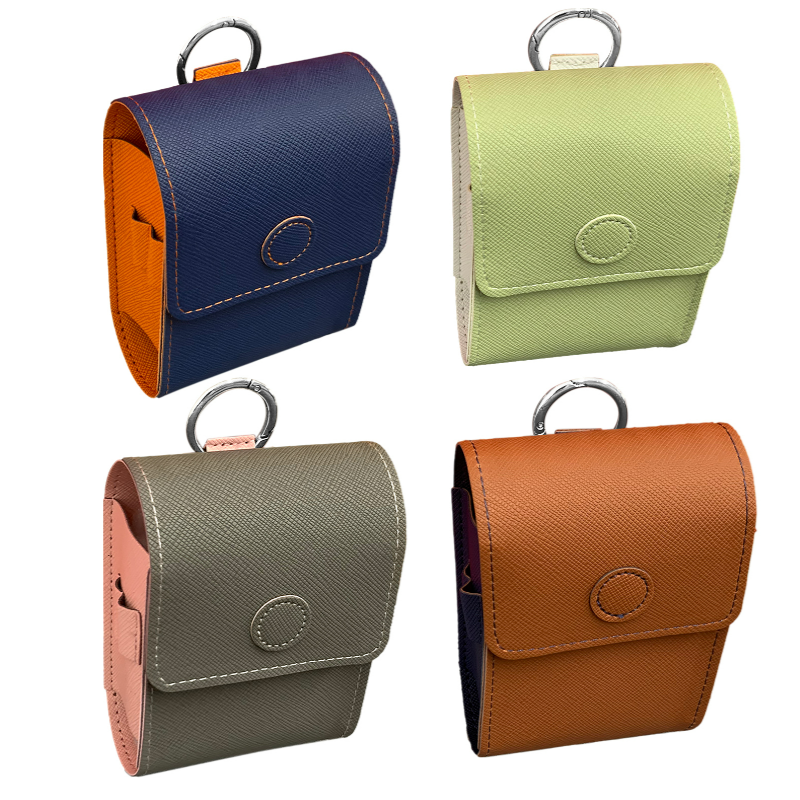 Golf Rangefinder Case Manufacturer - Portable Leather Carrying Metal Hook