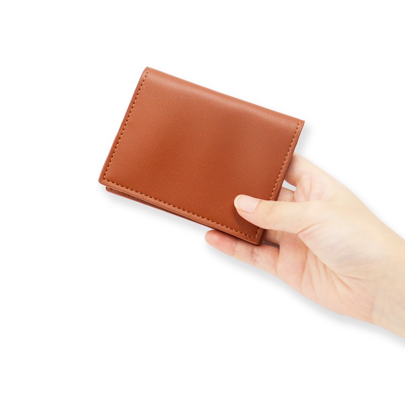 Memory Card Wallet Manufacturer - 6 Slots PU Leather ID Business Card Case
