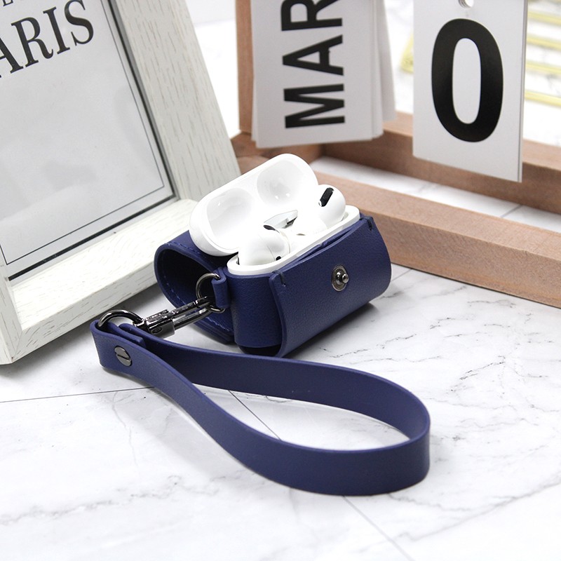 Earphone Case Supplier - Shockproof PU Leather Protective Cover Custom Logo