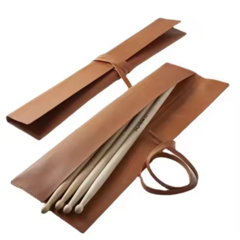 Drumstick Bag Supplier - Personalized PU Leather Mallets Storage Gifts