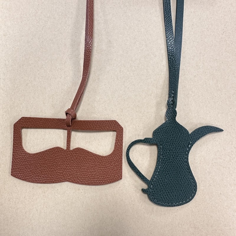 Keychain Charms Supplier - PU Leather Qatar UAE Pendant Bag Decorative