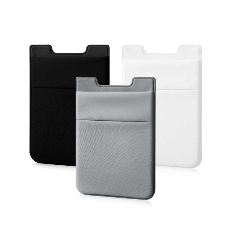 Credit Card Holder Manufacturer - Fashion Elastic Phone Wallet Adhesive Pocket
