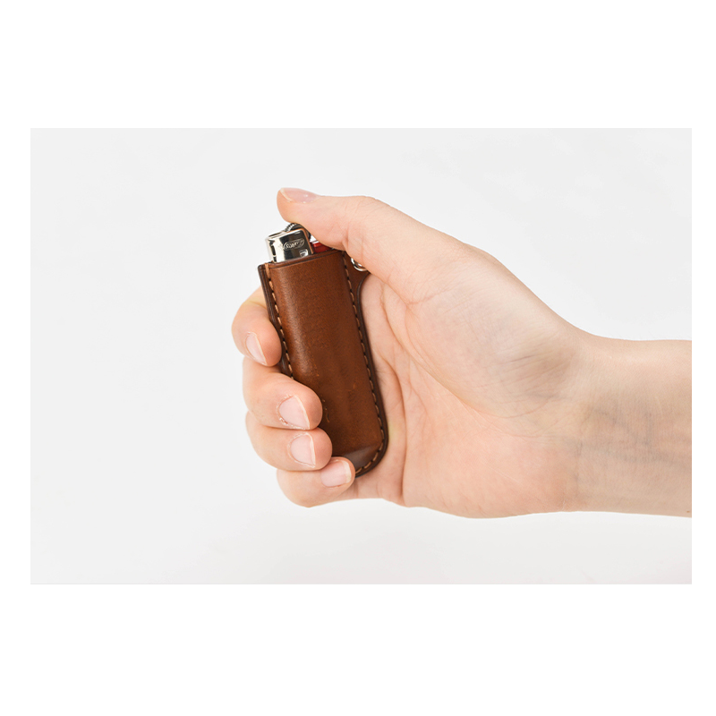 Lighter Case Manufacturer - PU Leather with Lanyard Men's Protective Sleeve