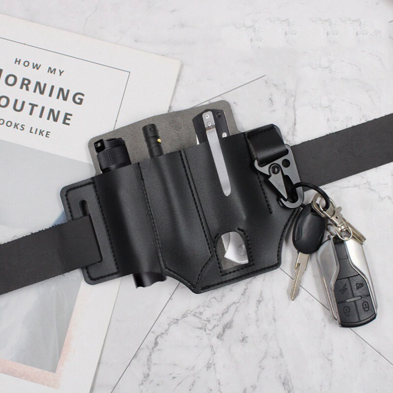 Flashlight Holster Supplier - Convenient EDC Knife Multitool Belt Pouch