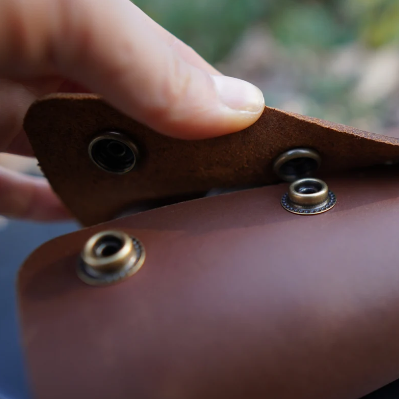 Leather Spice Kit Manufacturer - Genuine Outdoor Camping Seasoning Storage Bag