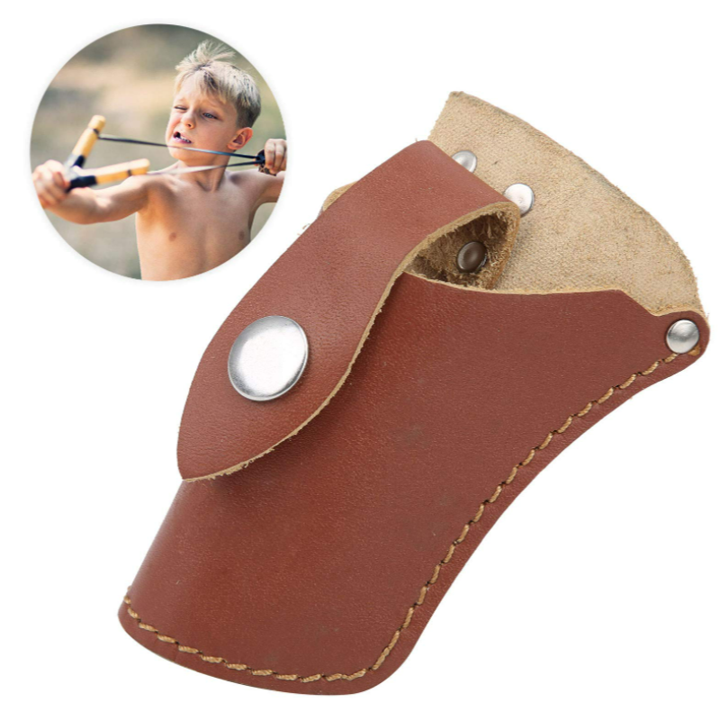 Leather Holster Supplier - Stylish Steel Ball Catapult Hunting Slingshot Bag