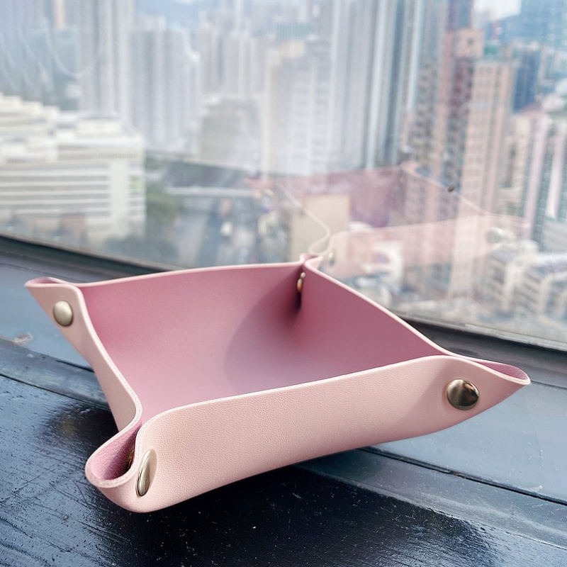 Cosmetic Tray Supplier - YY Custom Leather Valet Office Organizer