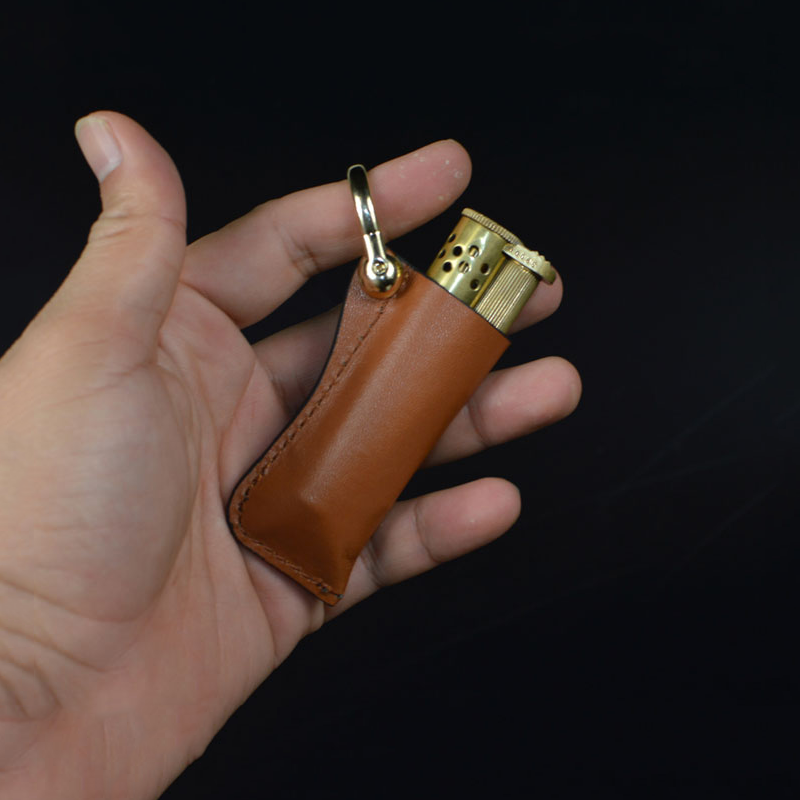 Lighter Case Supplier - Handmade Custom Logo Leather Protective Holder