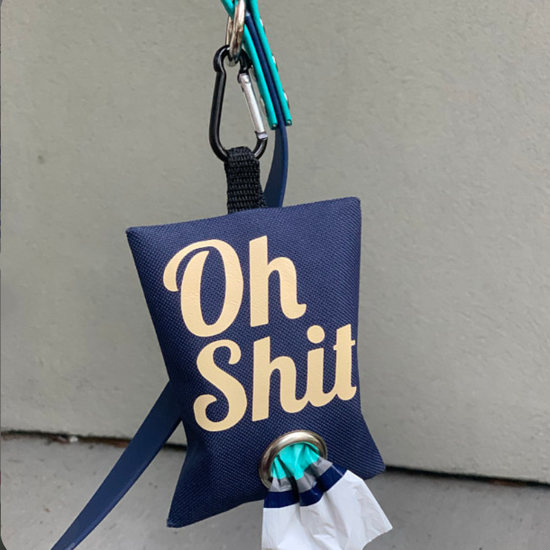 Dog Poop Bag Dispenser Manufacturer - Cute Holy Shit Waste Pouch for Leash