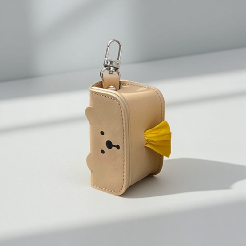 Pet Waste Bag Organizer Manufacturer - PU Portable Poop Bag Holder Garbage